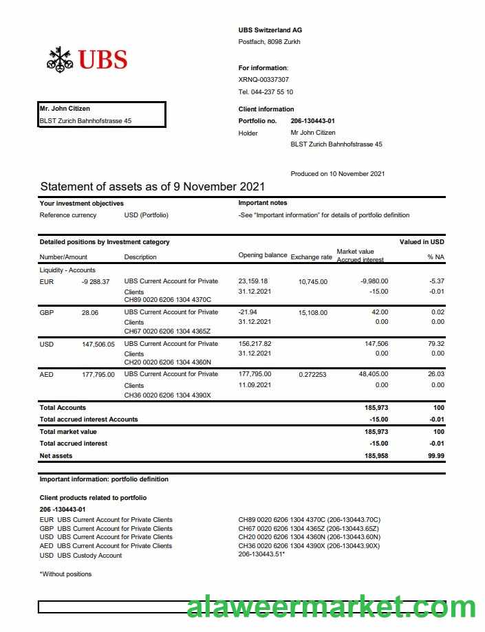 Switzerland  UBS excel pdf version2